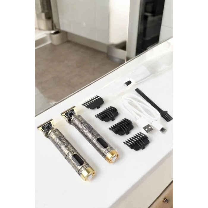 BFS Tıraş Makinesi Şarjlı Profesyonel Saç Kesme Makinesi Gold Çizik Tıraş