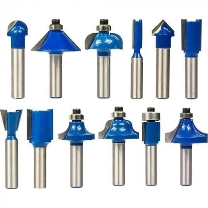 BFS Topshop 03039 8 mm 12 Parça Ahşap Freze Uç Seti