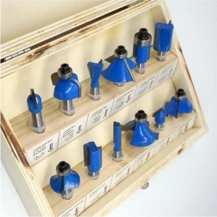 BFS Topshop 03039 8 mm 12 Parça Ahşap Freze Uç Seti