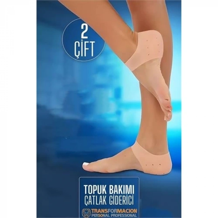 BFS  Topuk Çatlak Çorabı - Nem Tutucu Topuk Bakım Çorabı 2 ÇİFT