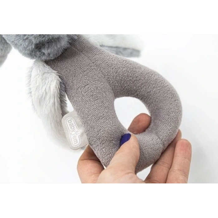 BFS Tutmalı Peluş Mini Tavşan 842 Gri