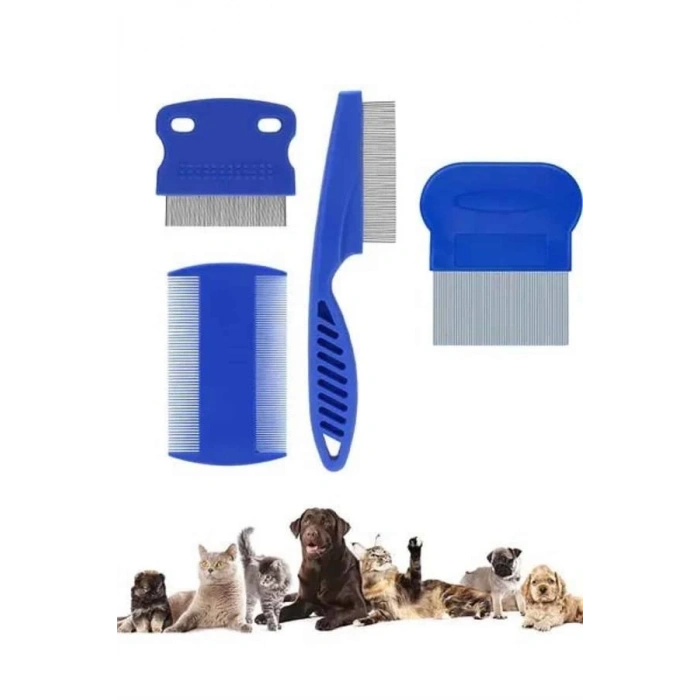 BFS Tüy Fırçası Bit Tarağı Seti Evcil Hayvan Tüy Toplayıcı Bit Pire Önleyici Tarak