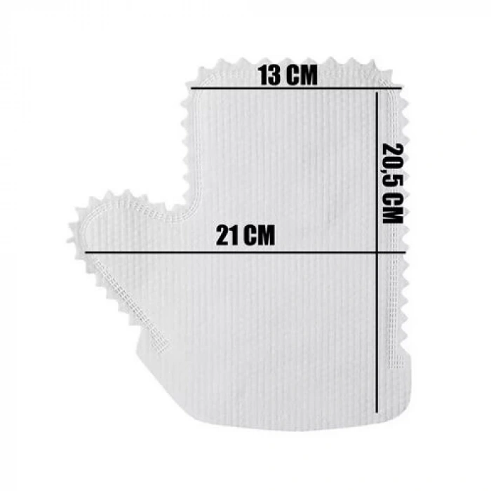 BFS  TüysüzTemizlik Eldiveni Islak ve Kuru Temizlik Eldiveni Bambu Lifi
