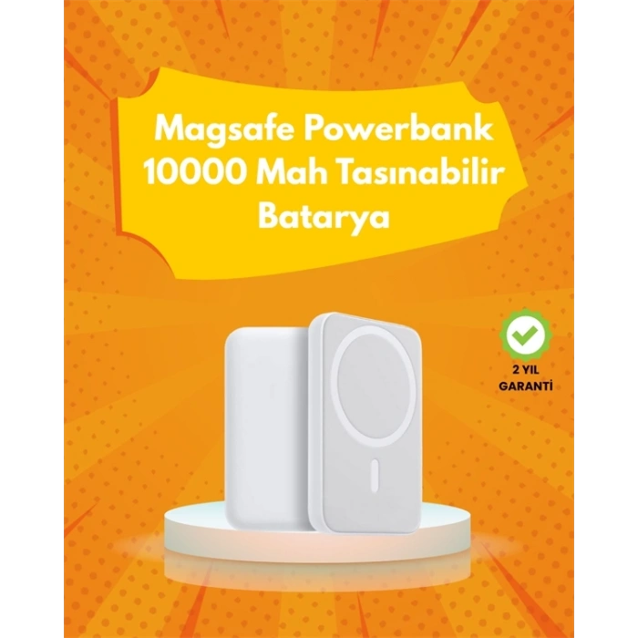 BFS Ultra Kompakt ve Güçlü – MagSafe Powerbank 10000 mAh ile Kablosuz Şarj Deneyimi