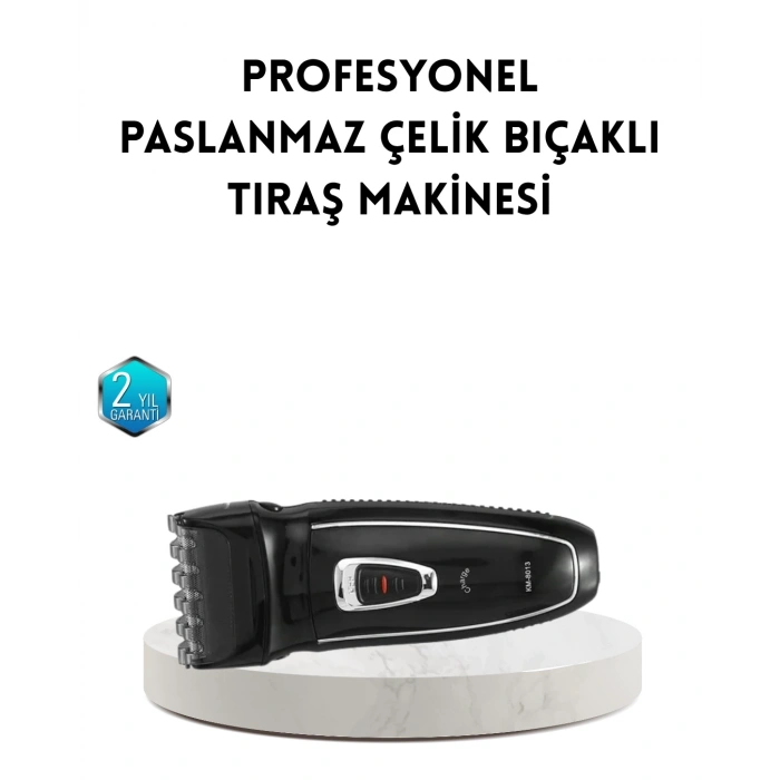 BFS Unisex Şarjlı Saç ve Sakal Kesme Makinesi – Sessiz Motor, 1–12 mm Ayarlanabilir Başlık