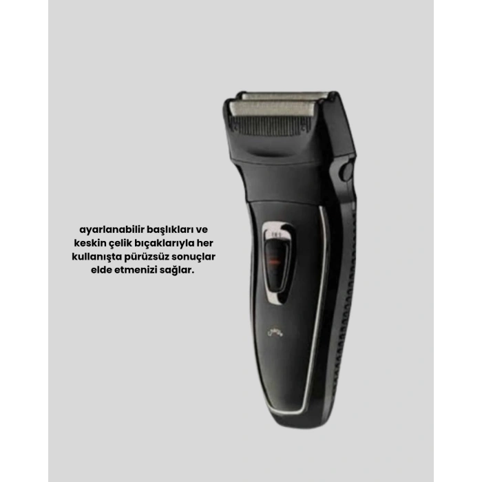 BFS Unisex Şarjlı Saç ve Sakal Kesme Makinesi – Sessiz Motor, 1–12 mm Ayarlanabilir Başlık