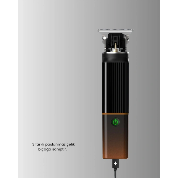 BFS USB-C Şarjlı 3 in 1 Erkek Bakım Cihazı – Sessiz Motorlu Saç ve Sakal Kesme Makinesi