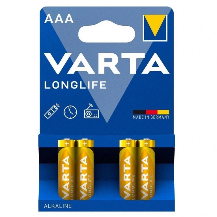 BFS Varta Longlife AAA 4lü İnce Kalem Pil