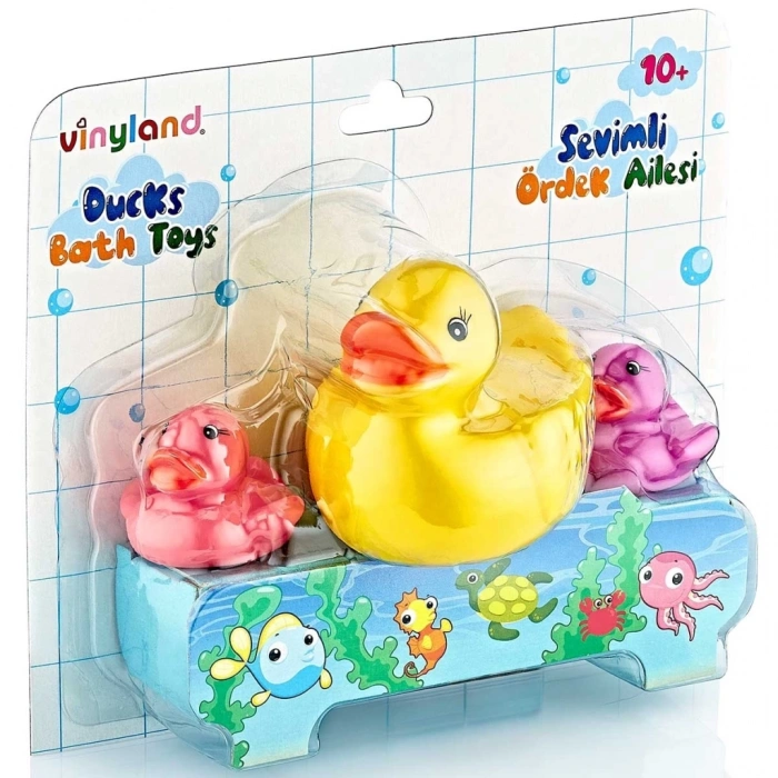 BFS   Vinyland Vinil Ördek Ailesi Banyo Oyuncakları 661778