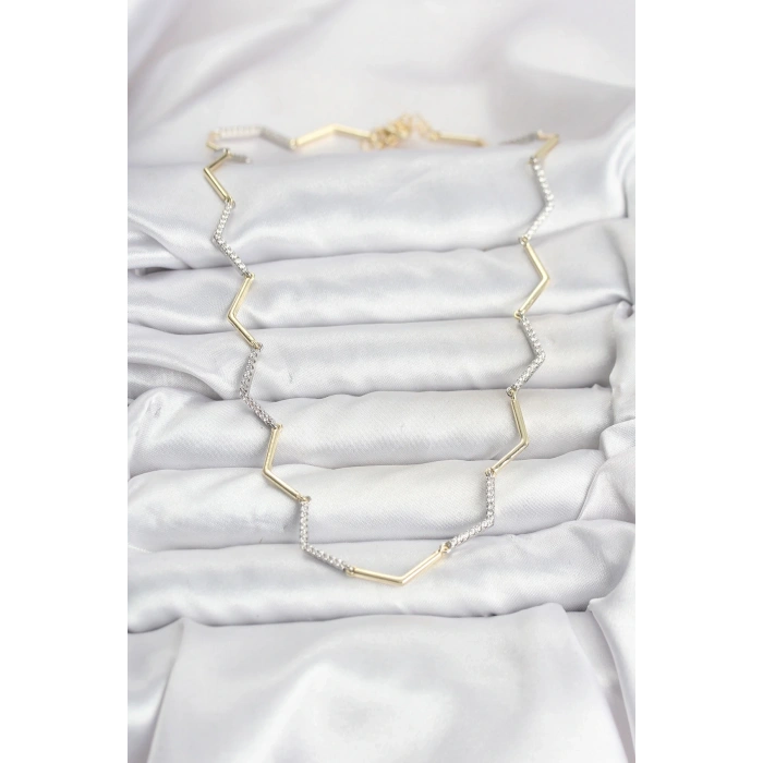 BFS VIP Seri Zikzak Model Kadın Kolye