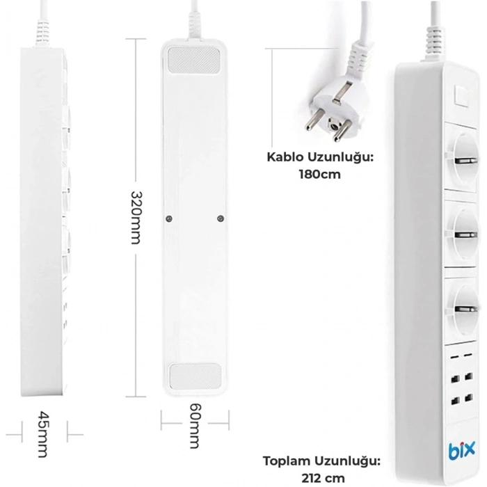 BFS Vtn Bp-01 Wifi Yüksek Akım Korumalı Hızlı Şarj Özellikli Akıllı Priz