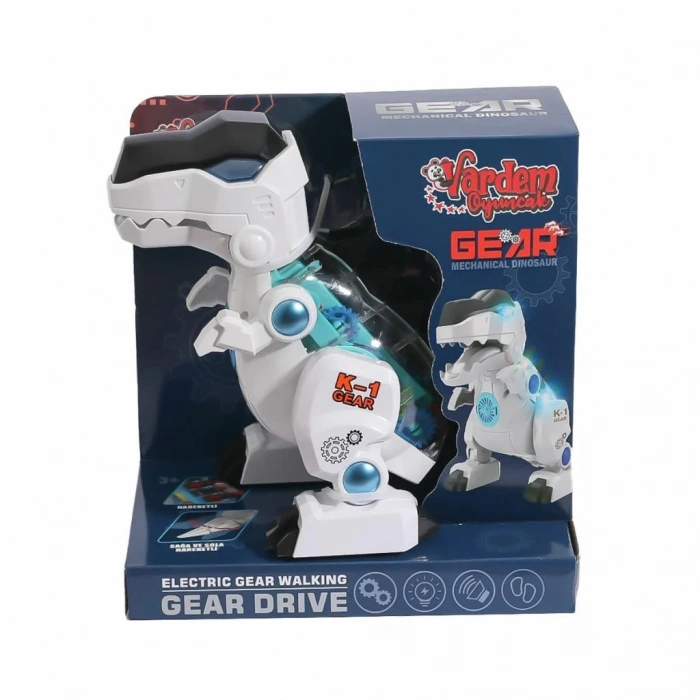 Mey İthalat® WE-K-1A Müzikli ve Işıklı Robot Dinazor -Vardem