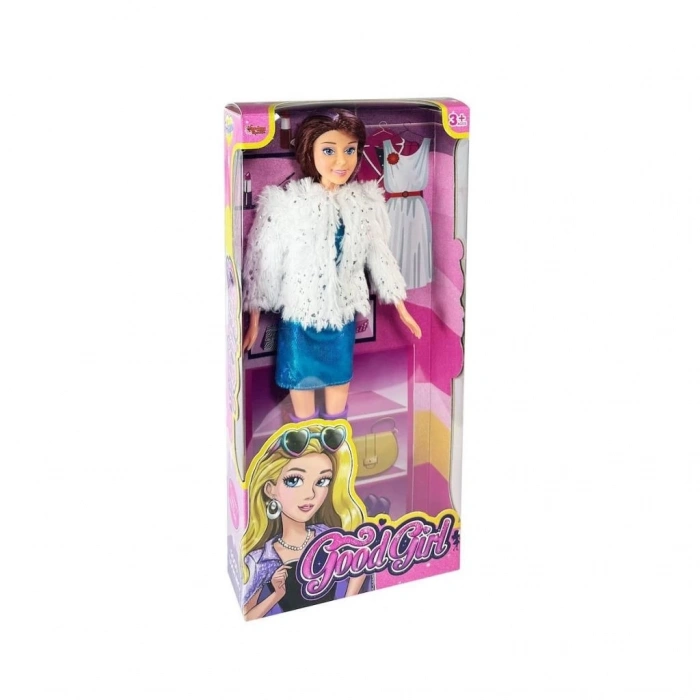 BFS   WG-66770 Parlak Elbiseli Ceketli Bebek 29 cm -Vardem