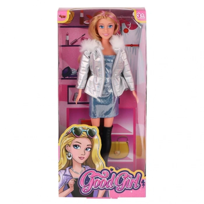 BFS   WG-66770 Parlak Elbiseli Ceketli Bebek 29 cm -Vardem