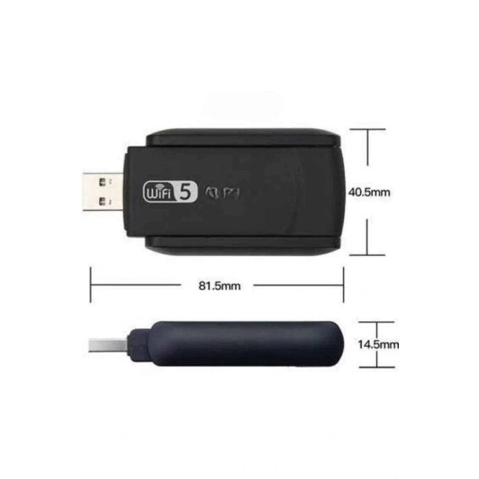 BFS Wifi Alıcı Dual Band Usb 3.0 Adaptör Kablosuz Windows 7/8/10/11