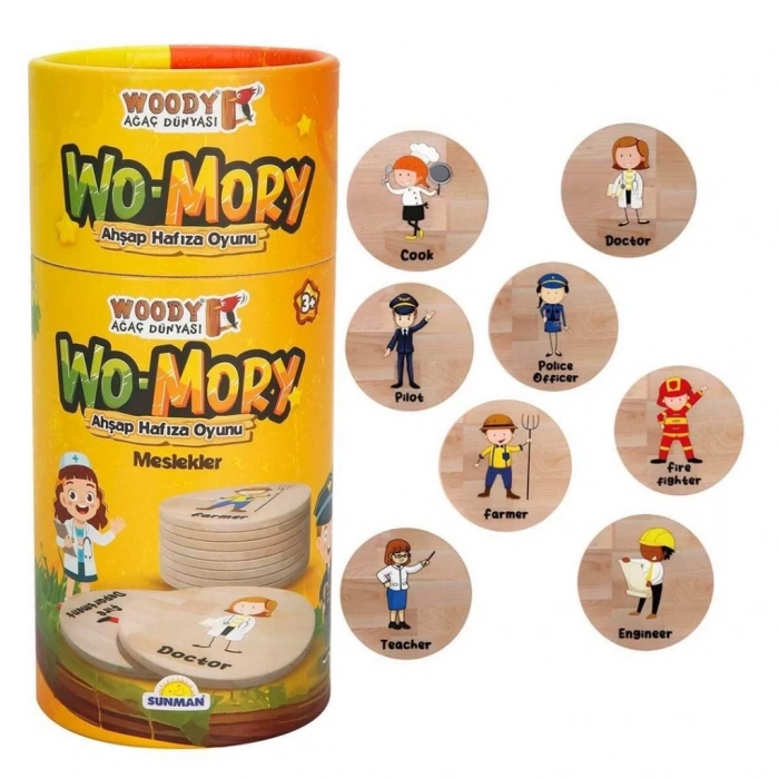 BFS  Woody Wo-Mory Ahşap Hafıza Oyunu