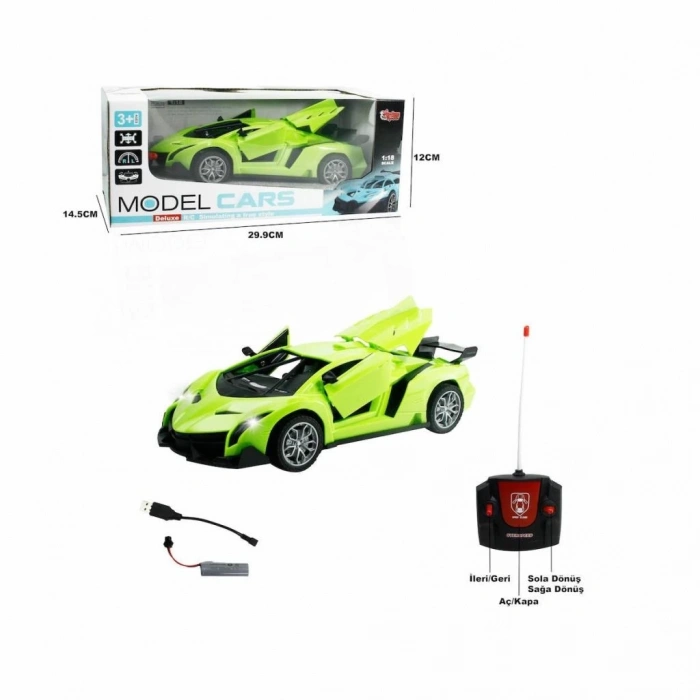 BFS  XFG-789-104C Kumandalı Şarjlı 1:18 Kapı ve Bagaj -Vardem