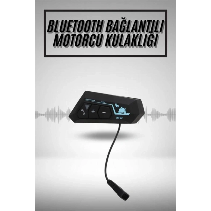 BFS Yeni Nesil Dinleme Ve Konuşma Özellikli Intercom Kask Kulaklığı 5.0 Bluetooth