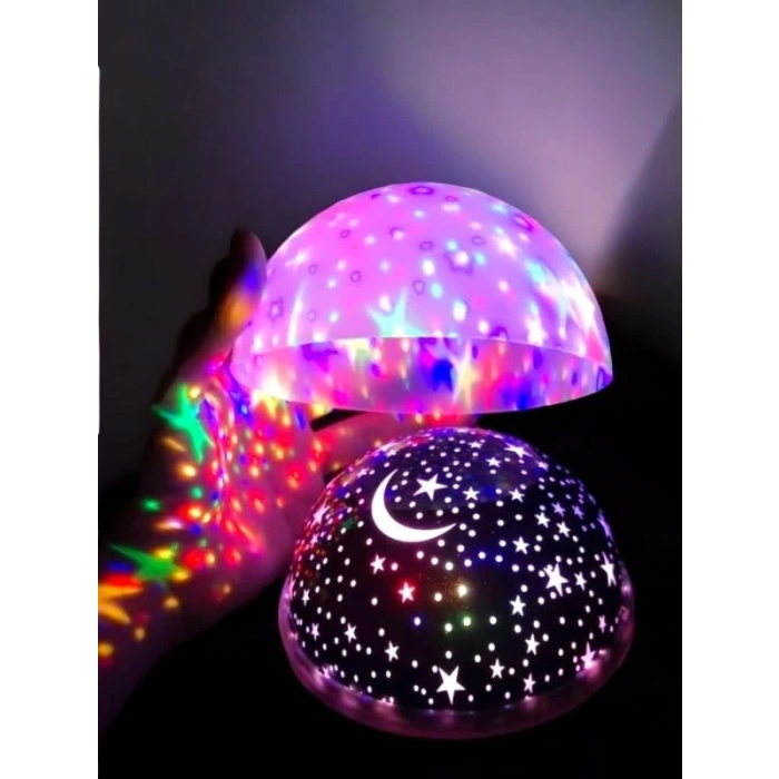 BFS Yıldızlı Gökyüzü Efektli Projektörlü Masa ve Gece Lambası