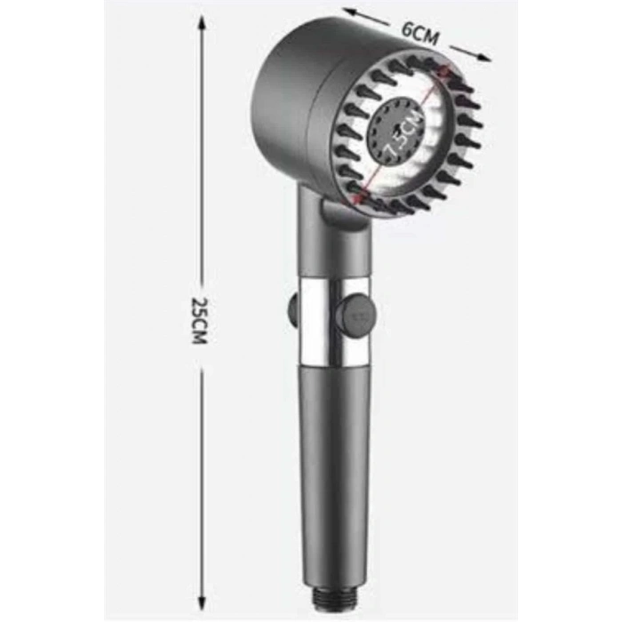 BFS Yüksek Performanslı Masaj Etkili Su Tasarruflu Duş Başlığı Krom Kaplama Uzun Ömürlü