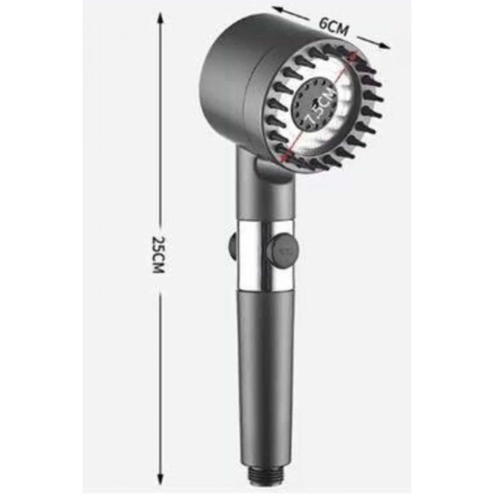 BFS Yüksek Performanslı Masaj Etkili Su Tasarruflu Duş Başlığı Krom Kaplama Uzun Ömürlü