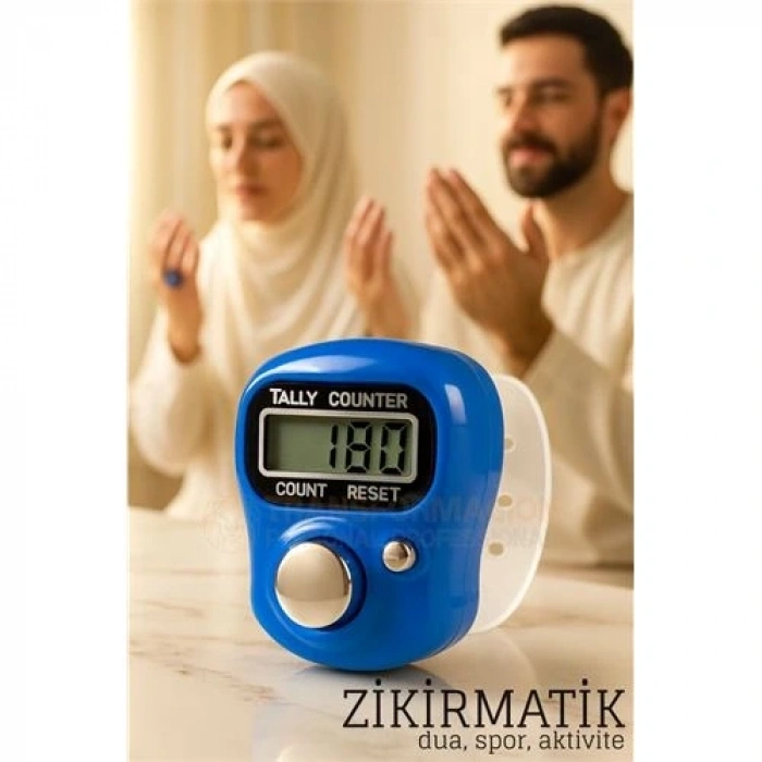 Mey İthalat® Zikirmatik Dijital Parmak Sayacı Sıfırlanabilir 5 Haneli LCD Ekran 722377