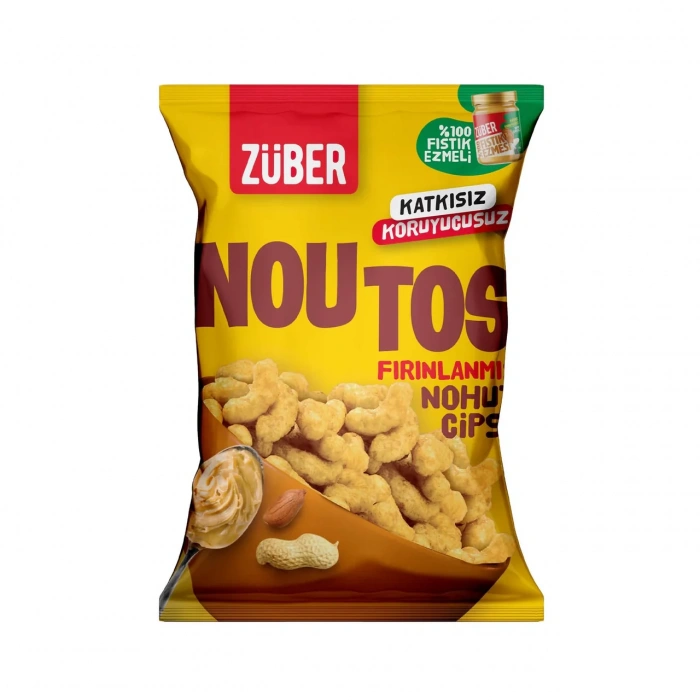 BFS   Züber Noutos Fırın Nohut Cipsi 55 Gr Fıstık