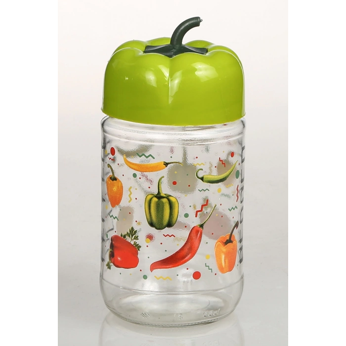 Biber Desenli Kavanoz 660 Cc Royaleks-BD660