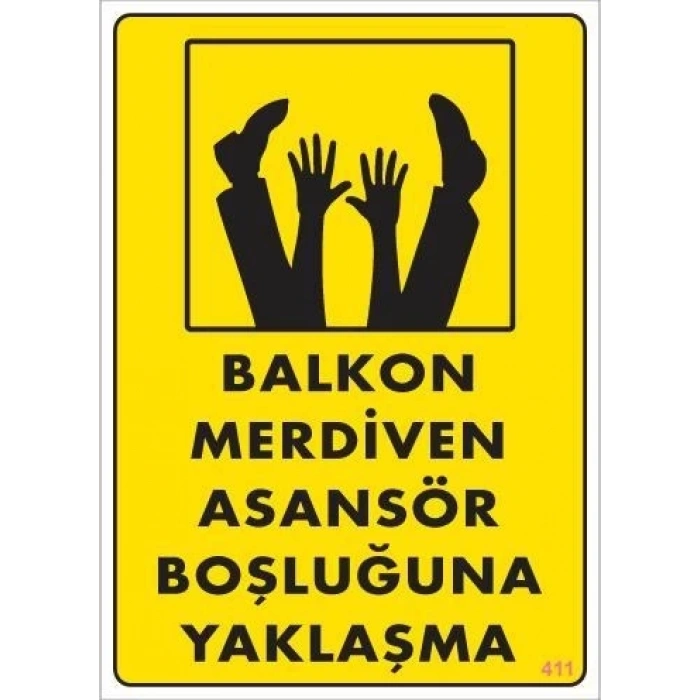 Boşluğa Yaşlaşma Uyarı Levhası 25x35 KOD:411