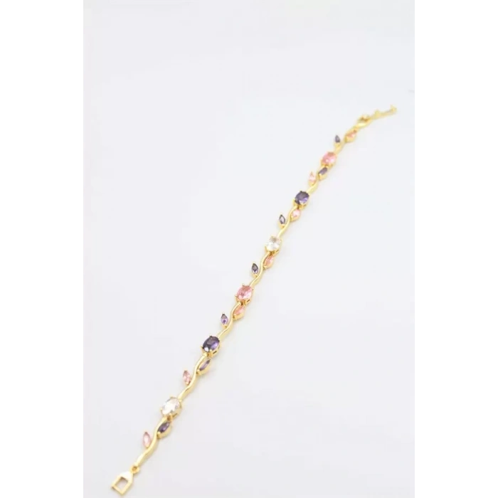 Çiçek Bileklik - Altın