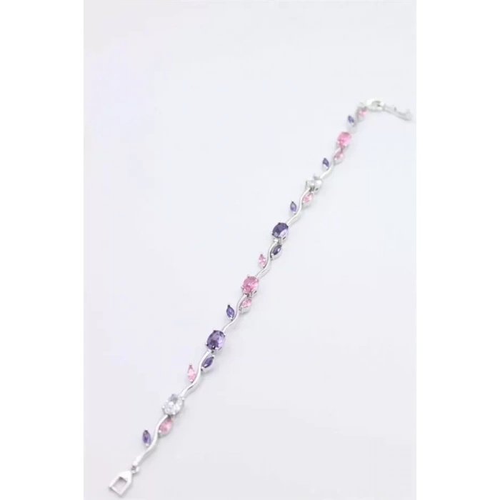 Çiçek Bileklik - Gümüş