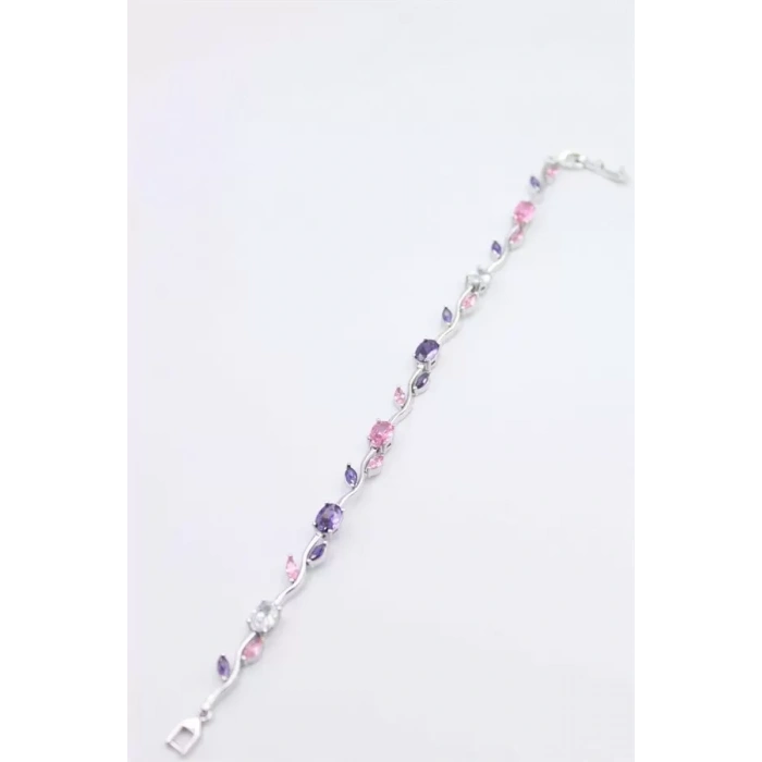 Çiçek Bileklik - Gümüş