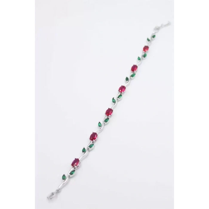 Çiçek Bileklik - Gümüş