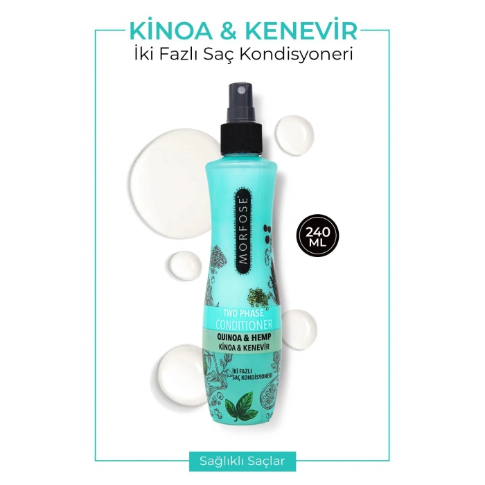 Çift Fazlı Kinoa & Kenevir Kondisyoner Fön Suyu 240 ML - mrfs