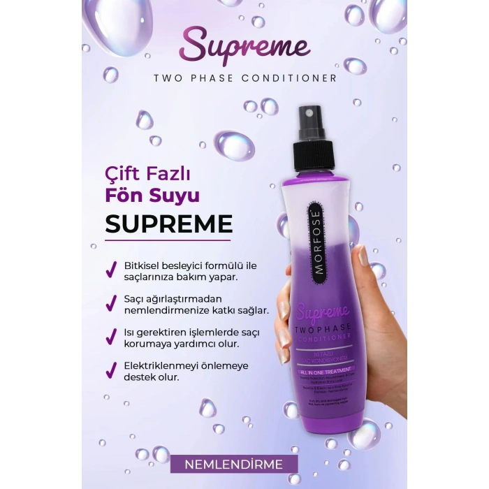 Çift Fazlı Supreme Kondisyoner Fön Suyu 240 ML - mrfs