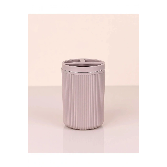 Çizgili Yuvarlak Diş Fırçalık