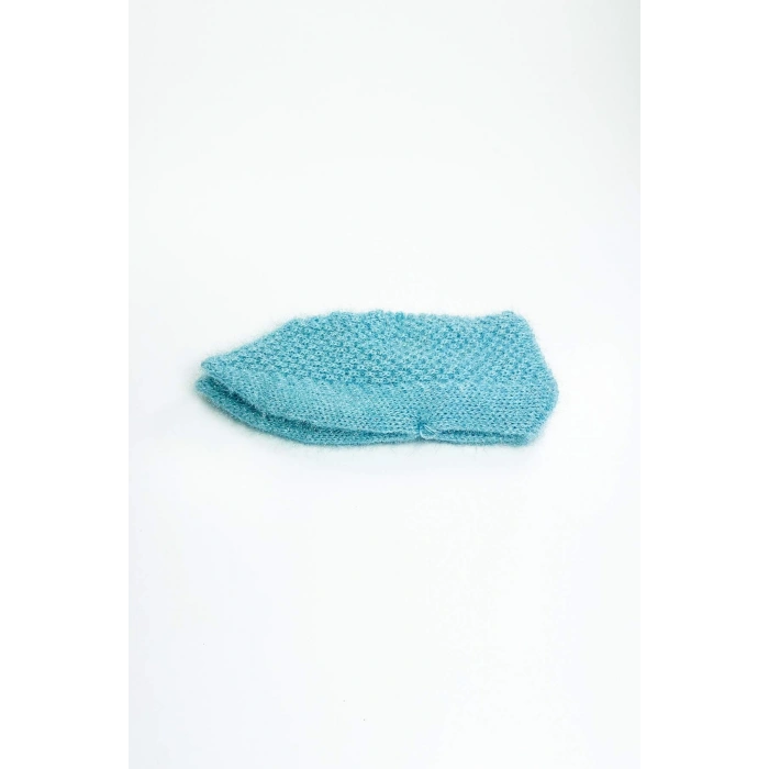 El Örgüsü Kışlık Şık Kadın Yün Patik D6