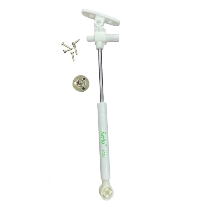 Mey İthalat® Frenli Gazlı Dolap Kapağı Pistonu 100 N Beyaz