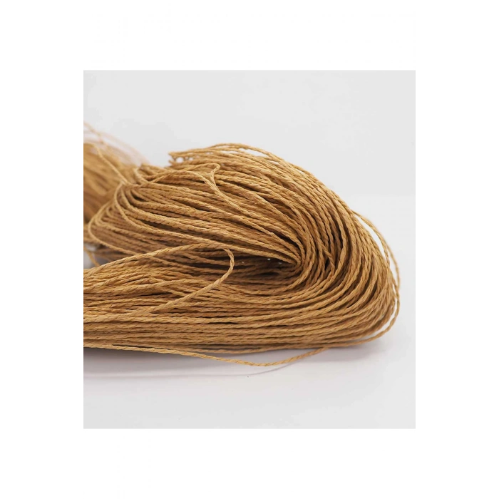 Hasır Renk Çile Kağıt İp Çanta Ipi Supla Ipi  No:70 - (550-600 gr)