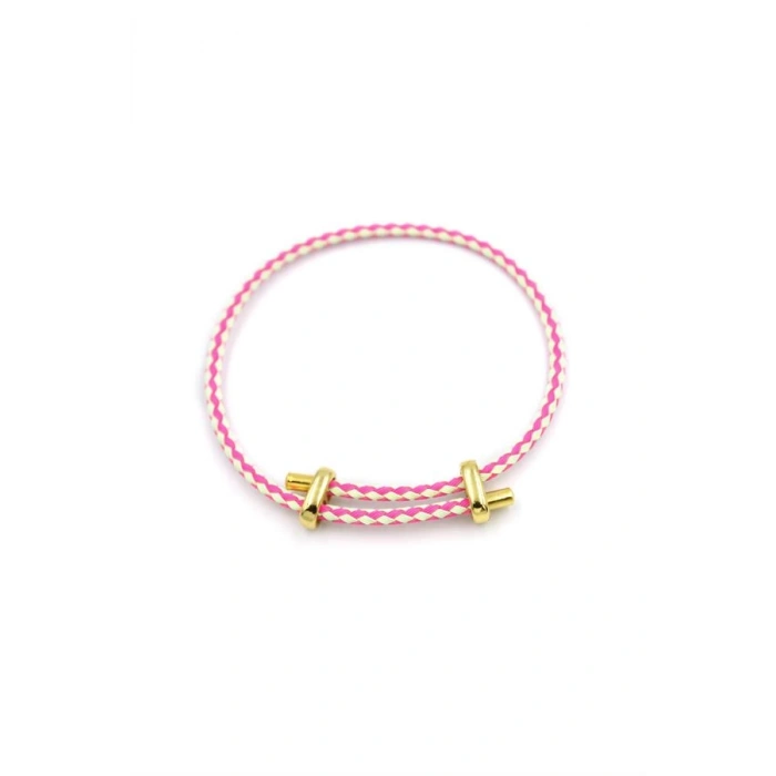 İp Bileklik - Fuşya