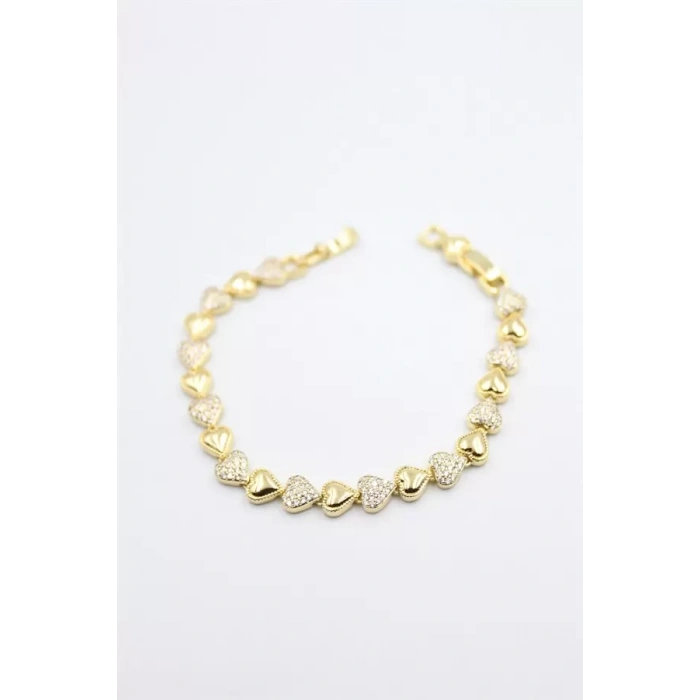 Kalp Xuping Bileklik - Altın