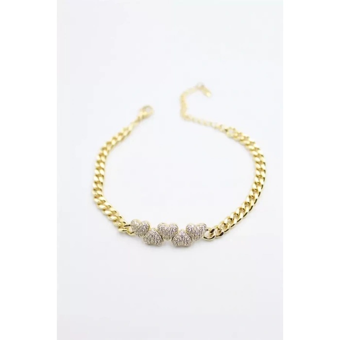 Kalp Xuping Bileklik - Altın