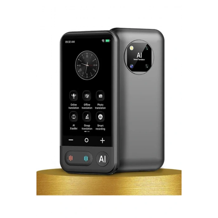 Kameralı 140 Dilde Wifi Özellikli Translator Elektronik Çeviri Cihazı Türkçe Menü