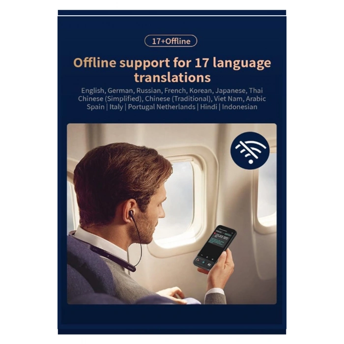 Kameralı 140 Dilde Wifi Özellikli Translator Elektronik Çeviri Cihazı Türkçe Menü