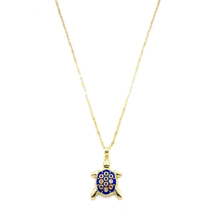 Kaplumbağa Kolye - Altın