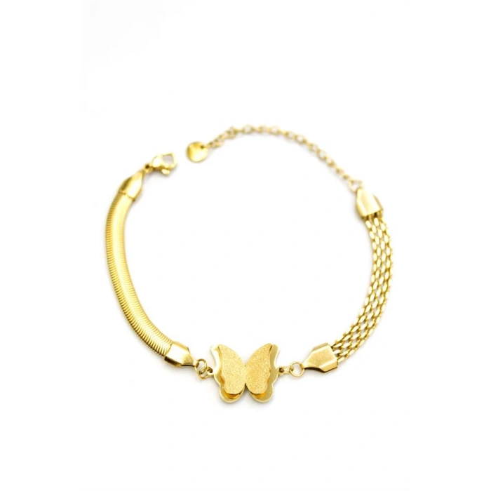 Kelebek Bileklik - Altın