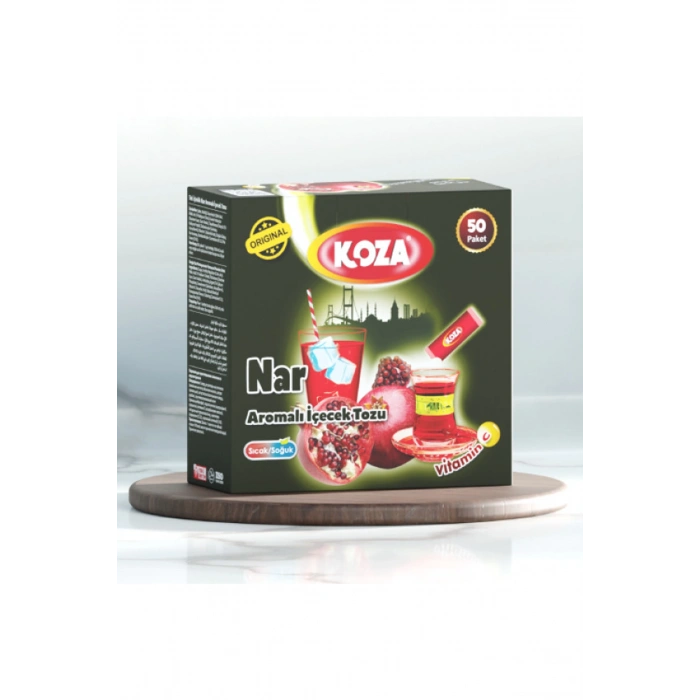 Koza Tek İçimlik Nar Aromalı Toz İçecek 50li
