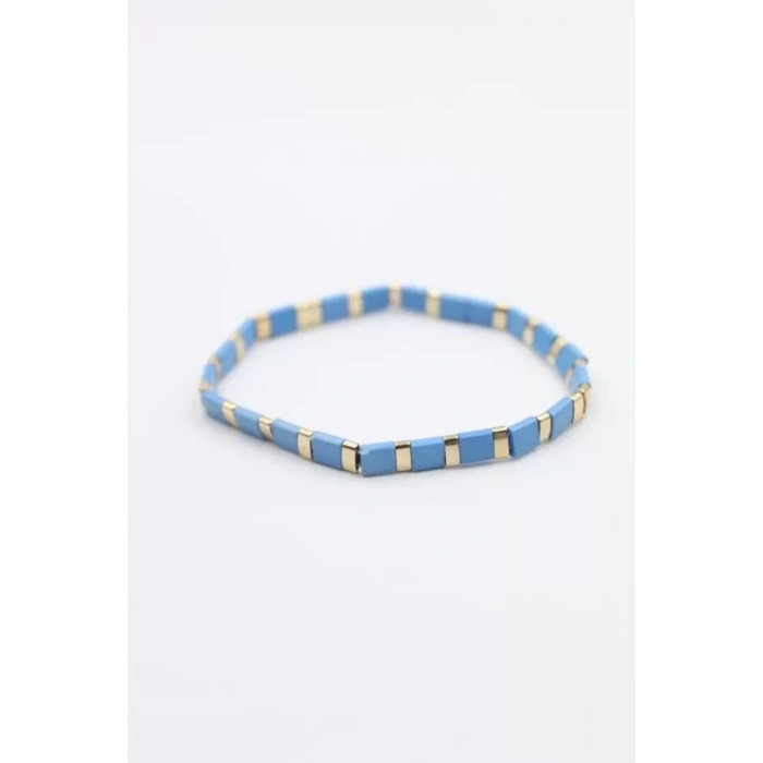 Lastikli Bileklik - Turkuaz