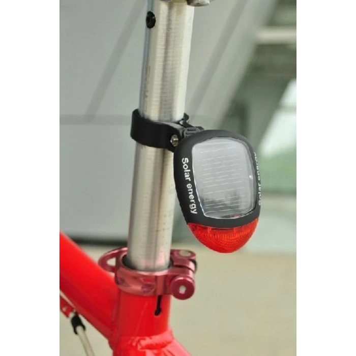 LED Güneş Enerjisi ile Şarj Edilebilir Bisiklet Kuyruk ası Solar Bisiklet ası