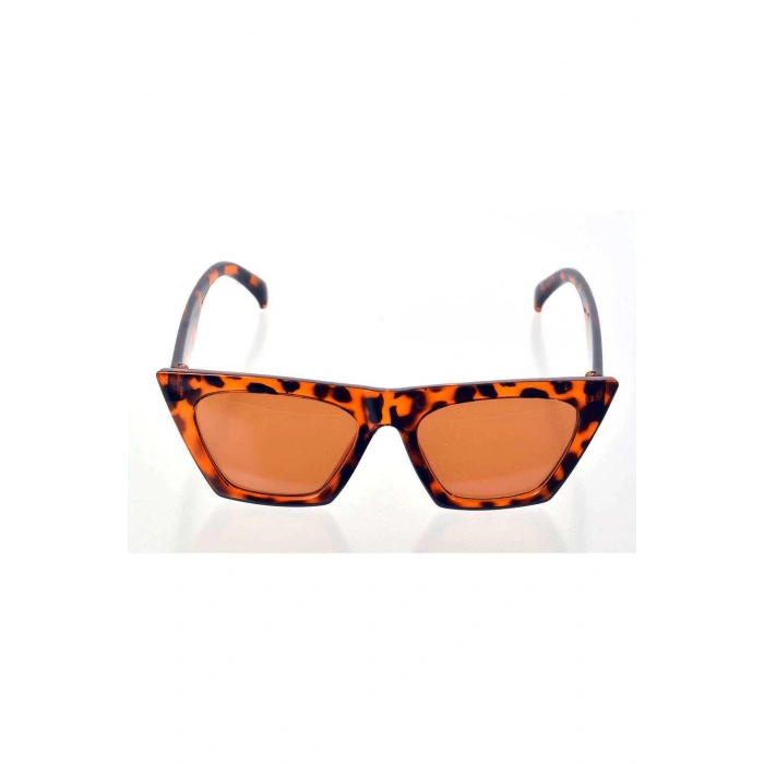 Leopar Çerçeve Cat Eye Kadın Güneş Gözlüğü - Moda Gözlük